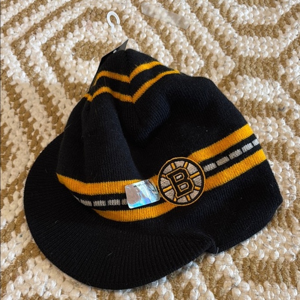 Boston Bruins beanie w/bill